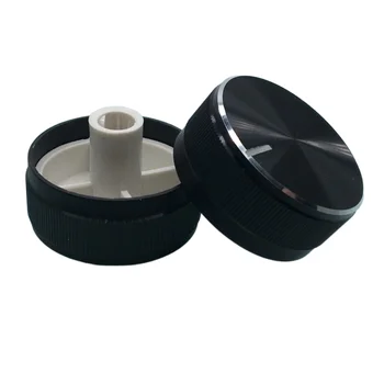30 * 13mm Alüminyum Alaşımlı Potansiyometre Topuzu Kapağı Kodlayıcı Ses kontrol düğmesi Ses Düğmesi 6mm (Tırtıllı Mil / D ekseni)