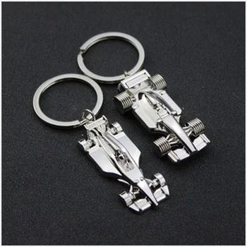 F1 Anahtarlık Yarış Etkinliği Hediye Kişilik Kolye Anahtar Toka Araba Anahtarlık erkek Takı anahtarlık gümüş renk kazınmış olabilir