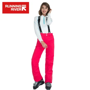 KOŞU NEHIR Marka Kadın kayak pantolonu Kış Için 7 Renkler 5 Boyutları Sıcak Açık Spor Pantolon Yüksek Kalite kış pantolonları # B6063