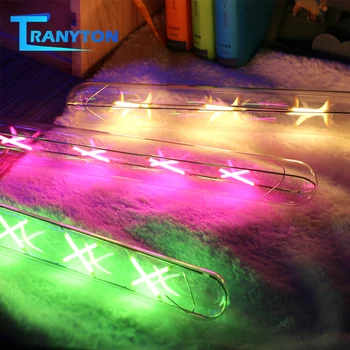 LED boru Şeklindeki Peri lamba ışığı Ampuller 220V Renkli Vintage Cam Lambalar Tatil gece ışıkları Ev Garland Yatak Odası Ev Dekor